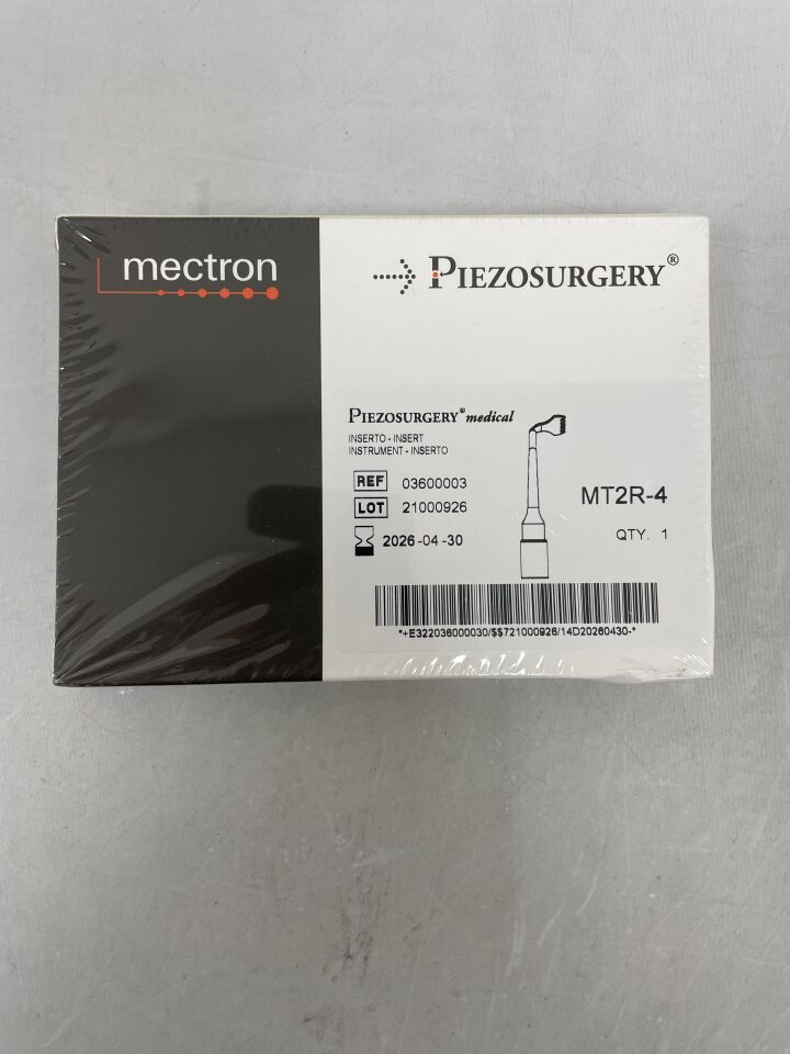 03600003 - MECTRON - PIEZOSURGERY MT2R-4 Surgical Insert for Standard Handpiece , ( ) - ( Expiry Date : )
