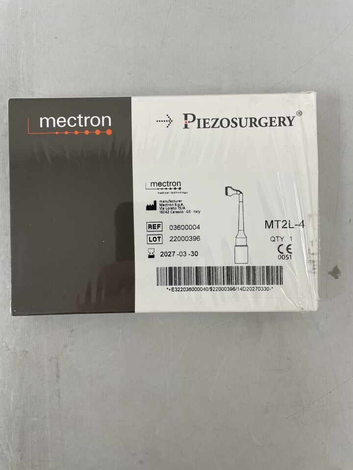03600004 - MECTRON - PIEZOSURGERY MT2L-4 Surgical Insert for Standard Handpiece , ( ) - ( Expiry Date : )