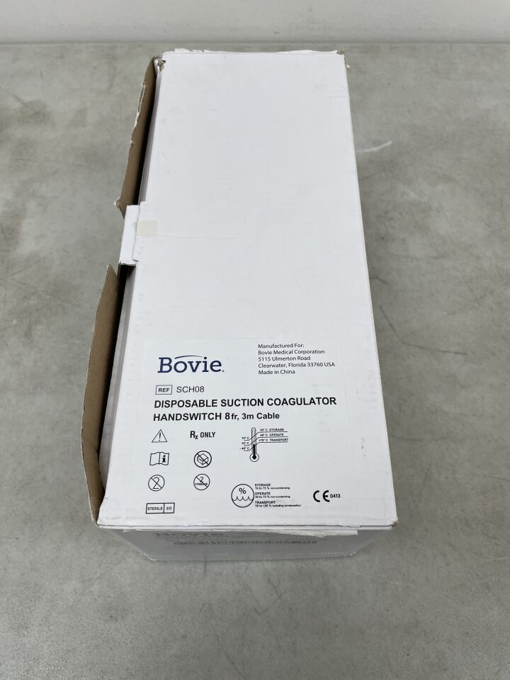 SCH08 - BOVIE MEDICAL - Handswitch Suction Coagulator, 8 Fr, 3 m Cable Length , (BX/10) - ( Expiry Date: 2025-04-22 )