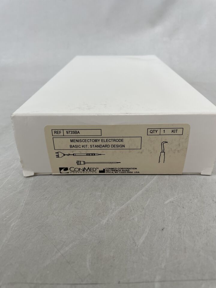 9735BA - CONMED - MENISCECTOMY ELECTRODE BASIC KIT, STANDARD 165mm, (BX/1) - ( Expiry Date: 2025-02-24 )
