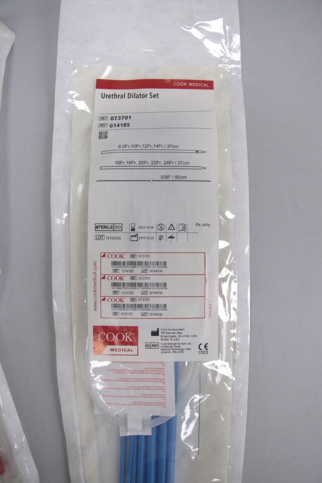 G14185 - COOK - Urethral Dilator Set, 8 to 24 Fr x 37 cm Dilator Length, (EA) - ( Expiry Date: 2024-08-02 )