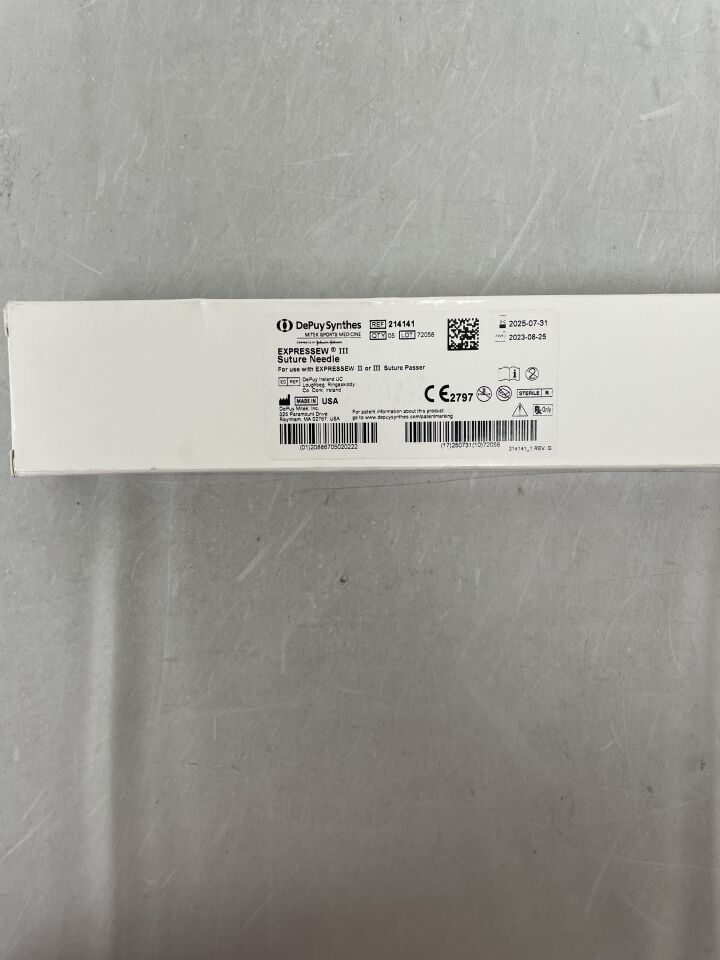 214141 - DEPUY - Needle For Expressew III Flexible Suture Passer, (BX/5) - ( Expiry Date: 2025-07-31 )