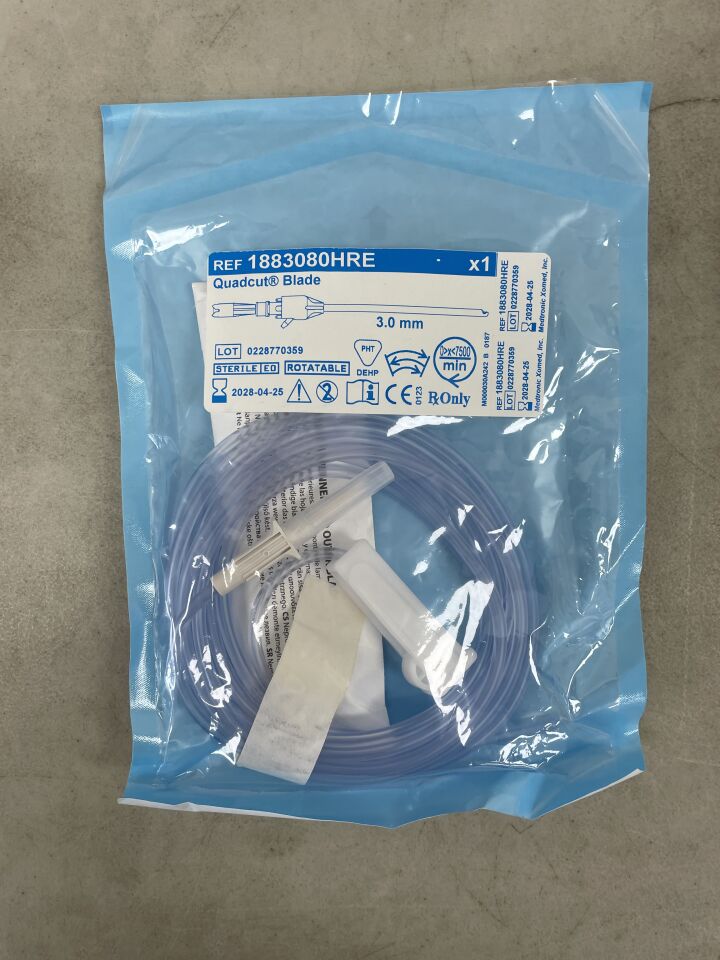 1883080HRE - MEDTRONIC - quadcut blade 3.0 mm , ( EA ) - ( Expiry Date : 2028-04-25 )
