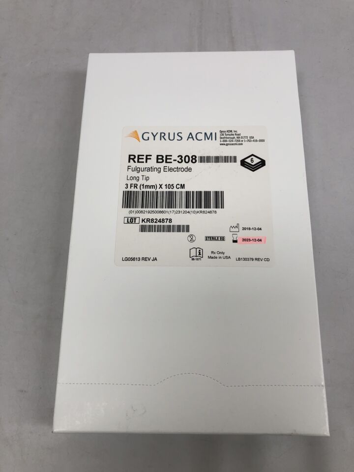 BE-308 - GYRUS ACMI - bugbee fulgurating electrode, long tip, 3f x 105cm, (BX/5) - ( Expiry Date: 2025-03-19 )