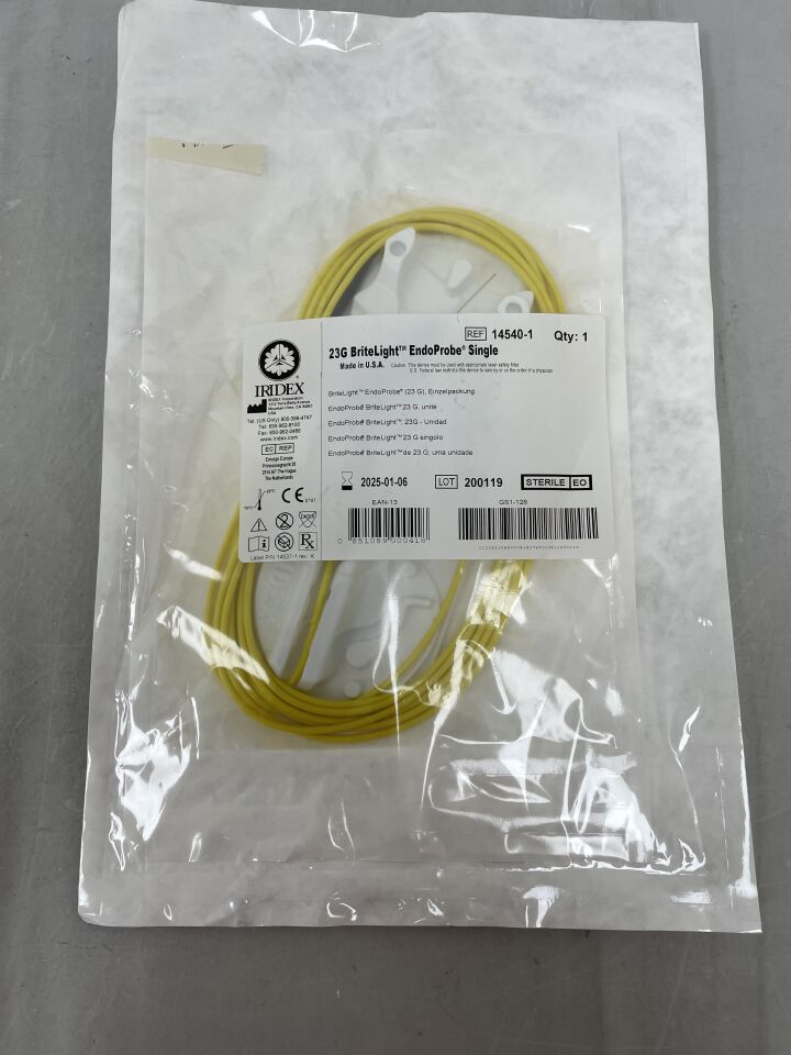 14540-1 - IRIDEX - BriteLight EndoProbe, 23G, (EA) - ( Expiry Date: 2025-01-06 )