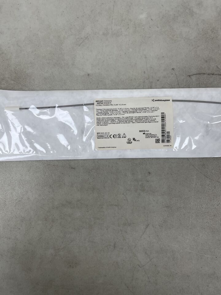 72201594 - SMITH & NEPHEW - Flexible Passing Pin: 13.50" x 2.4mm, (EA) - ( Expiry Date: 2025-02-24 )