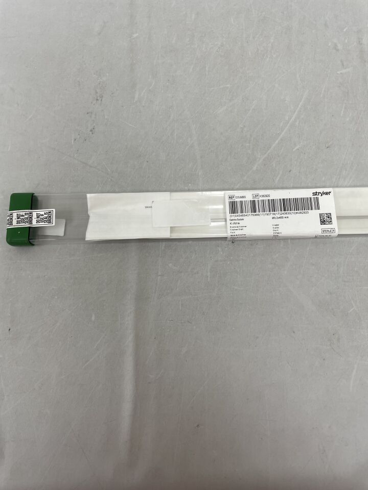 1210-6450S - STRYKER - Sterile Kirschner Wire, 3.2 dia.x 450 mm Length, (EA) - ( Expiry Date: 2024-06-30 )