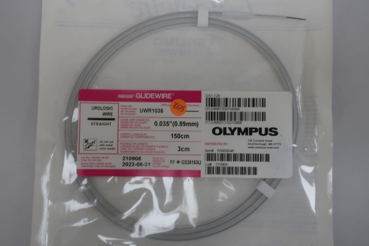UWR1035 - TERUMO - Radifocus Glidewire Straight, Urologic Wire - .035" x 150cm x 3cm
, () - ( Expiry Date: 2025-07-31 )