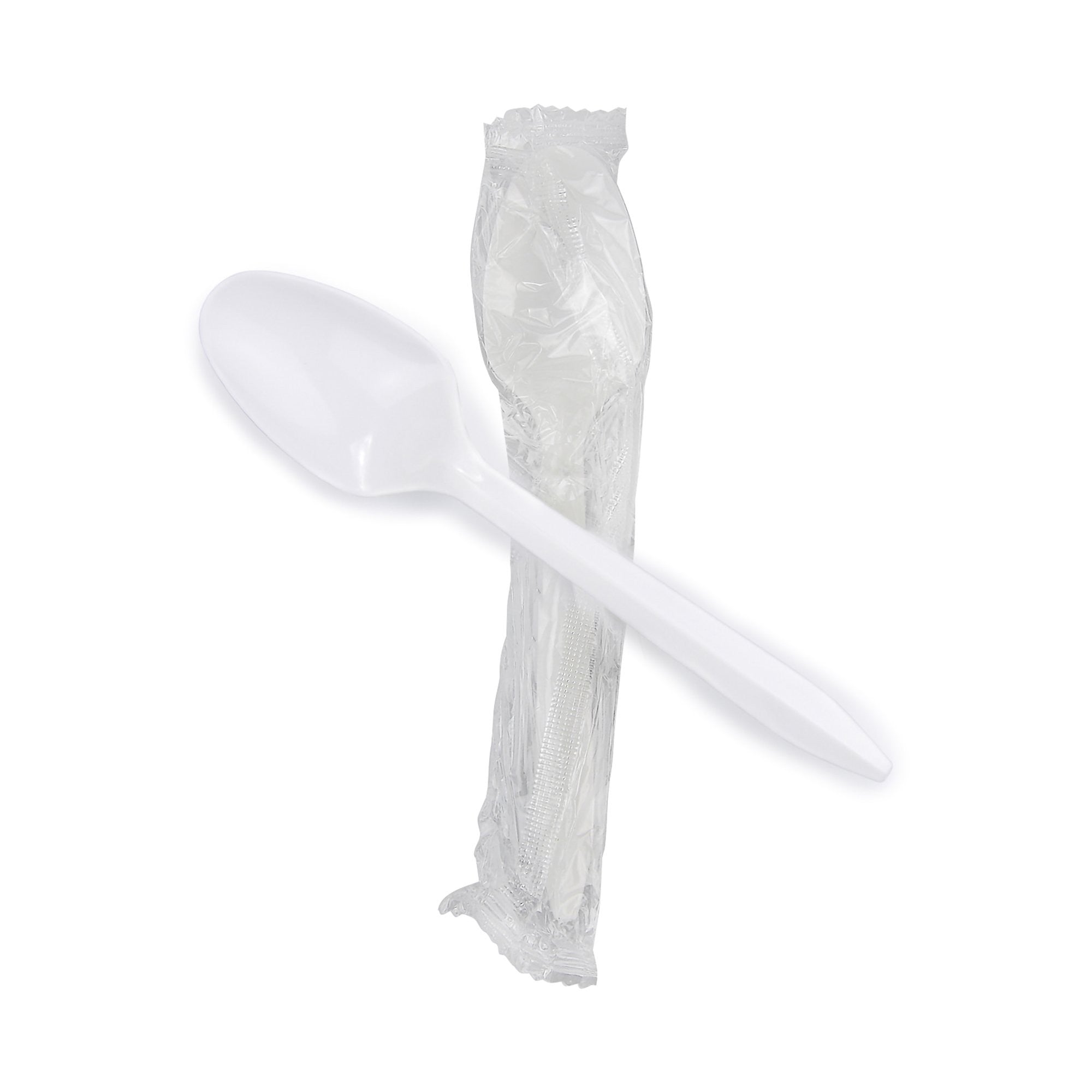 1049901 - McKesson - McKesson Spoon M Weight White Polypropylene, 16-4594, Case of 1000, (CS)