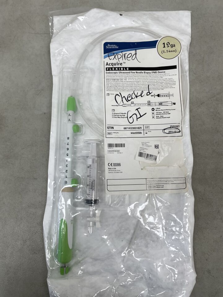 5558 - BOSTON SCIENTIFIC - Acquire Endoscopic Ultrasound Fine Needle Biopsy (FNB) Device - Flexible - 19Ga, (EA) - ( Expiry Date: 2023-02-24 )