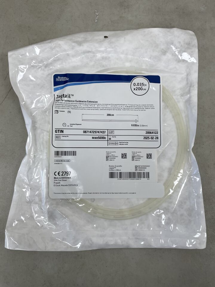 5690 - BOSTON SCIENTIFIC - Jagtail High Performance Guidewire Extension - .035" x 200cm, (EA) - ( Expiry Date: 2025-02-28 )
