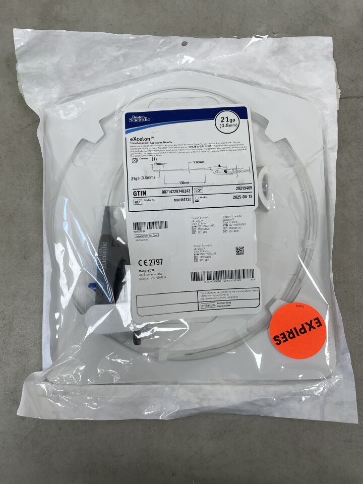 6412 - BOSTON SCIENTIFIC - eXcelon Transbronchial Aspiration Needle - 21Ga, (EA) - ( Expiry Date: 2025-04-12 )