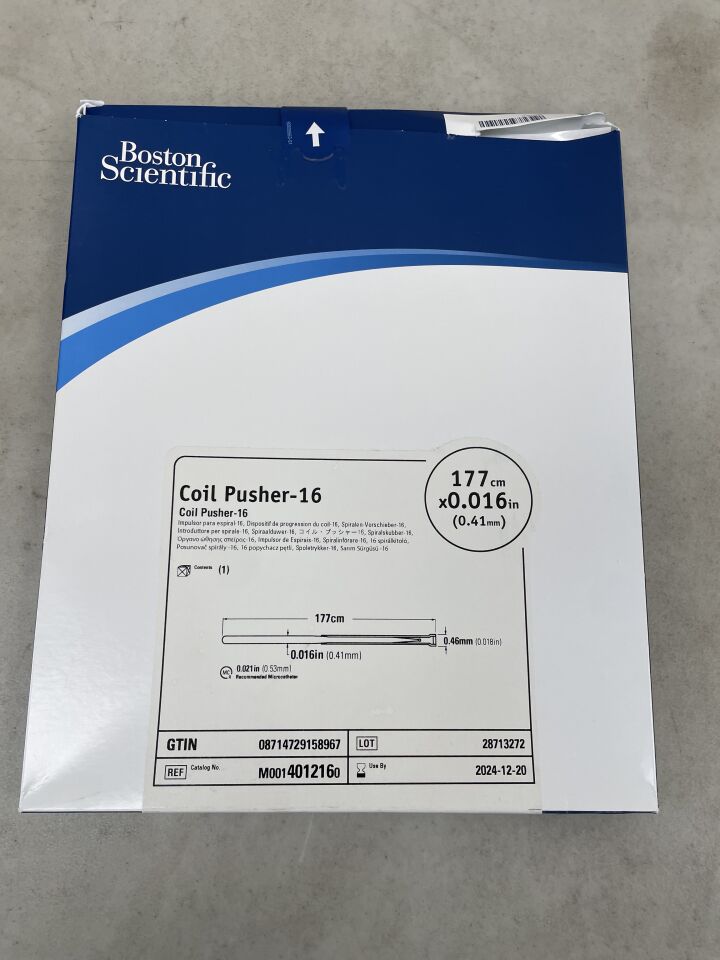 401216 - BOSTON SCIENTIFIC - Coil Pusher-16 - 177cm x .016", (BX/1) - ( Expiry Date: 2024-12-20 )