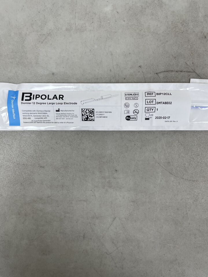 BIP12CLL - DORNIER MEDTECH - Bipolar Cutting Loop Electrode, Large, 12 Degree , (EA) - ( Expiry Date: 2025-02-17 )