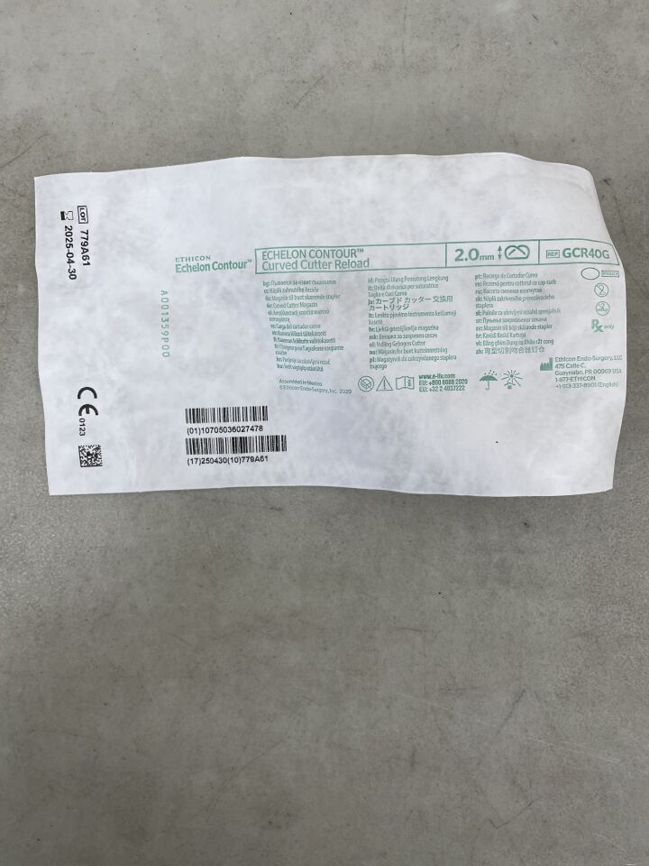GCR40G - ETHICON - Echelon Contour Curved Sutter Reloads 2mm, (EA) - ( Expiry Date: 2025-04-30 )