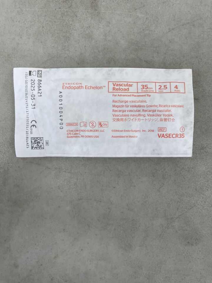 VASECR35 - ETHICON - Echelon Endopath Stapler Reload, For Advanced Placement Tip, (EA) - ( Expiry Date: 2025-05-31 )