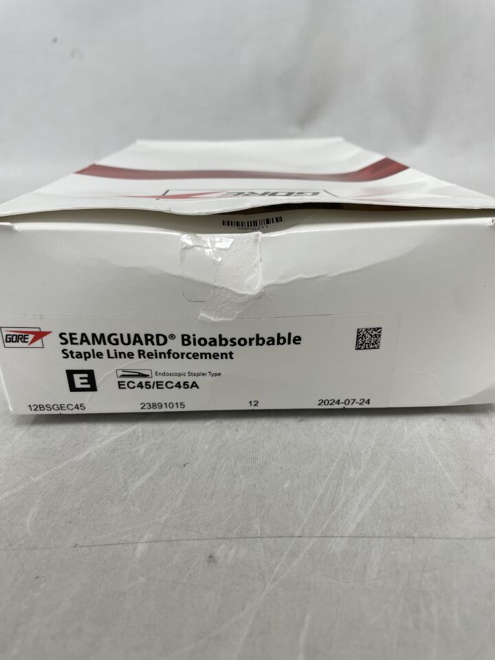 12BSGEC45 - GORE - seamguard bioabsorbable staple line reinforcement, (BX/12) - ( Expiry Date: 2024-07-24 )