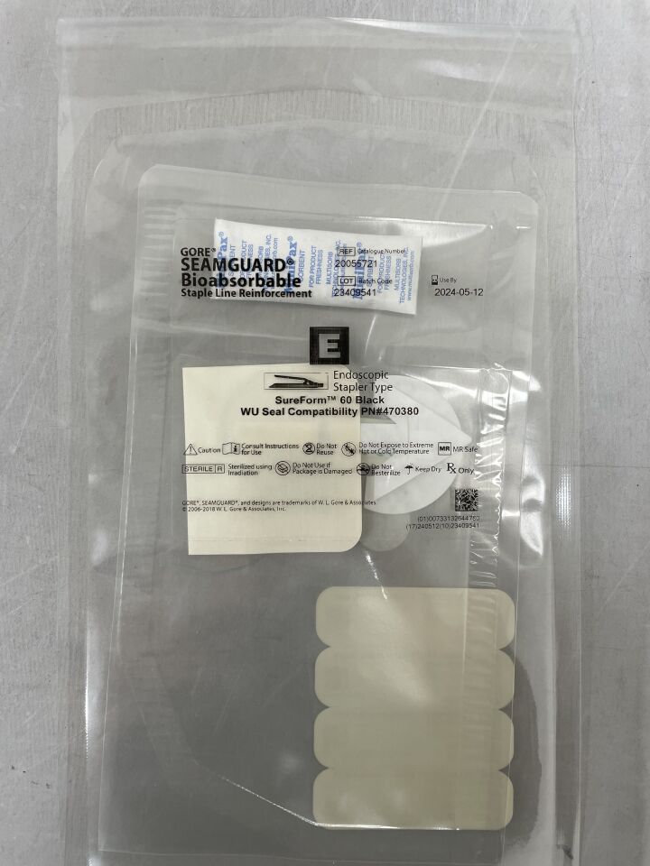 12BSGXI60BK - GORE - SeamGuard Bioabsorbable Staple Line Reinforcement, Black, (EA) - ( Expiry Date: 2023-01-30 )