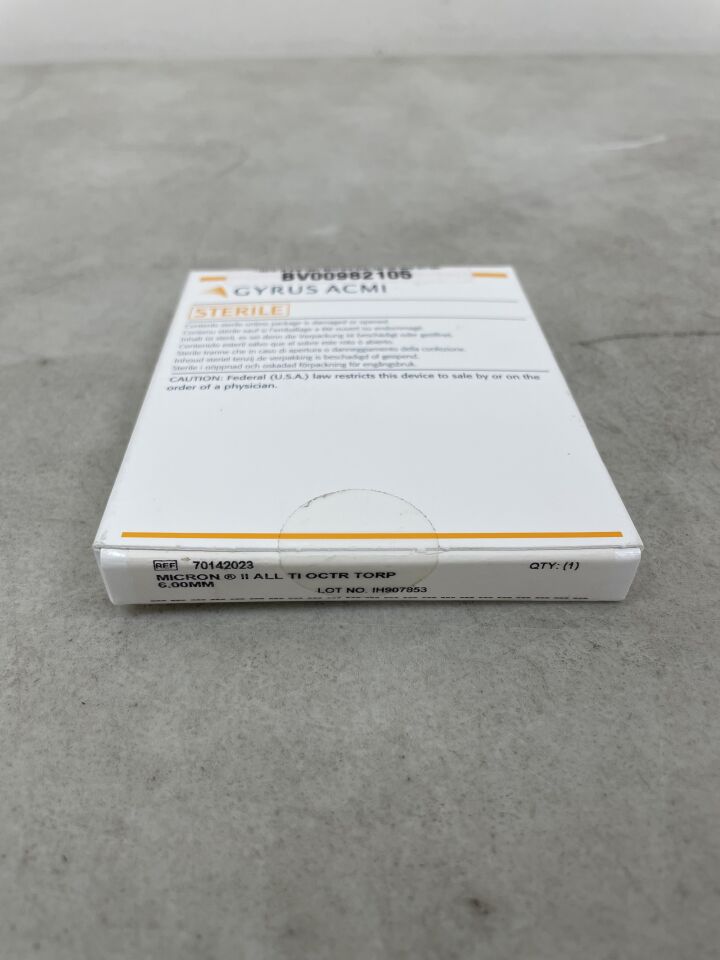 70142023 - GYRUS ACMI - Micron Monolithic PORP Off-Centered Titanium Tiltable Head, 6mm, (BX/1) - ( Expiry Date: 2024-10-01 )