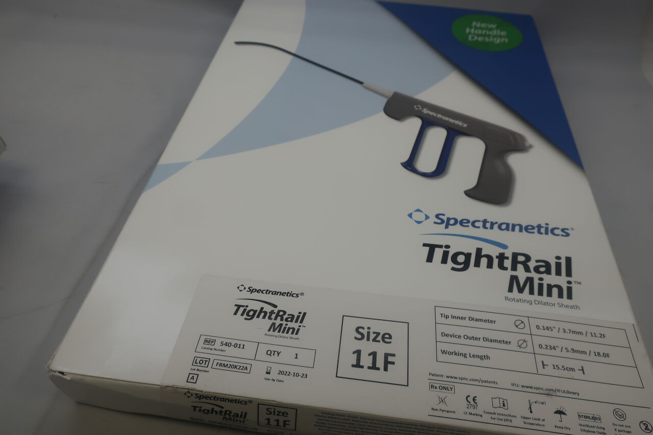 540-011 - SPECTRANETICS - TightRail Mini 11F Rotating Dilator Sheath, (BX/1) - ( Expiry Date: 2022-10-23 )