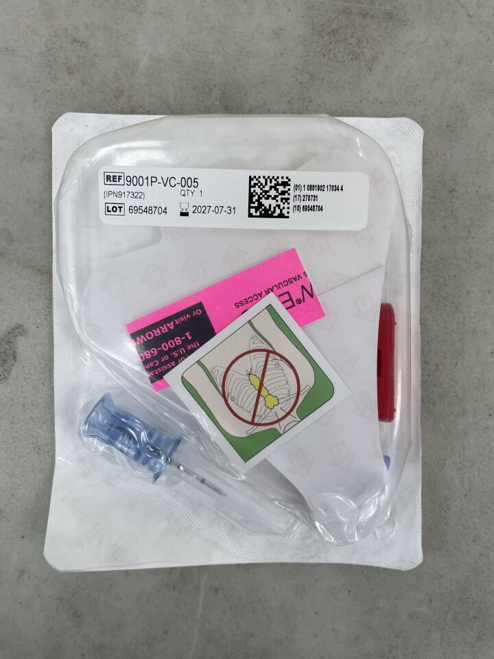 9001P - TELEFLEX - Arrow EZ-IO 針頭 + 穩定器套裝 25mm x 15G,(EA)-(有效期至:2027-07-31)