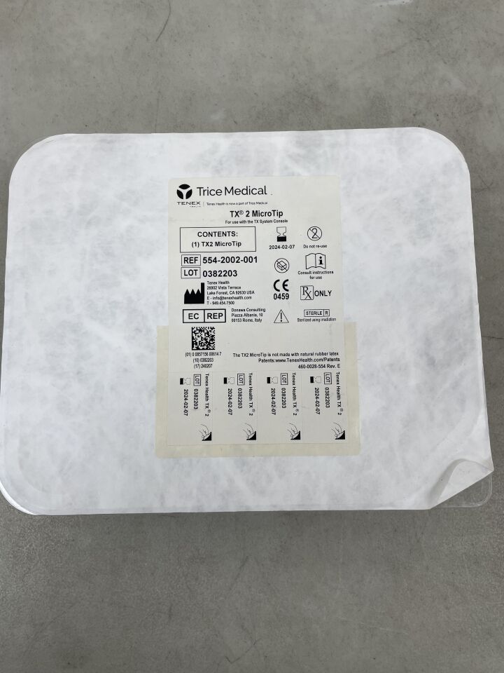554-2002-001 - TENEX HEALTH - TX 2 MicroTip For Use With The TX System Console, (EA) - ( Expiry Date: 2024-02-07 )