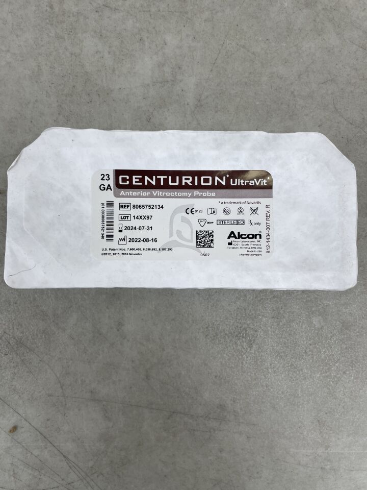 8065752134 - ALCON - Centurion UltraVit 23G Anterior Vitrectomy Probe, (EA) - ( Expiry Date: 2024-07-31 )