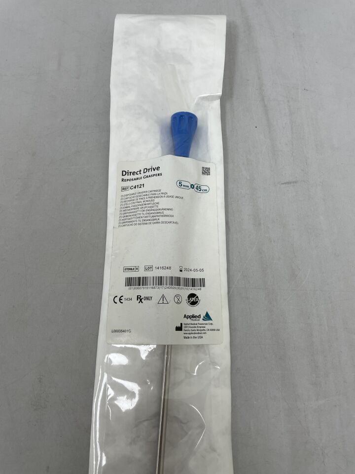 C4121 - APPLIED MEDICAL RESOURCES - Direct Drive Reposable Graspers 5mm x 45cm, (EA) - ( Expiry Date: 2025-07-28 )