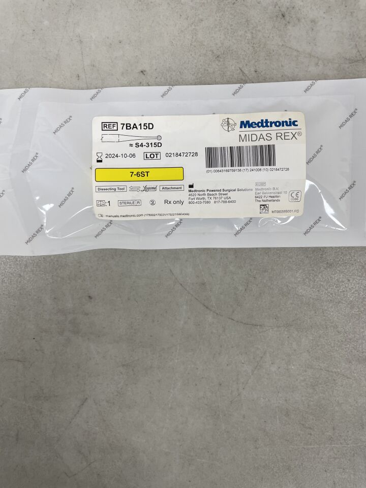 7BA15D - MEDTRONIC - Midas Rex MR8, Ball Diamond 7cm, 1.5mm, (EA) - ( Expiry Date: 2024-10-06 )