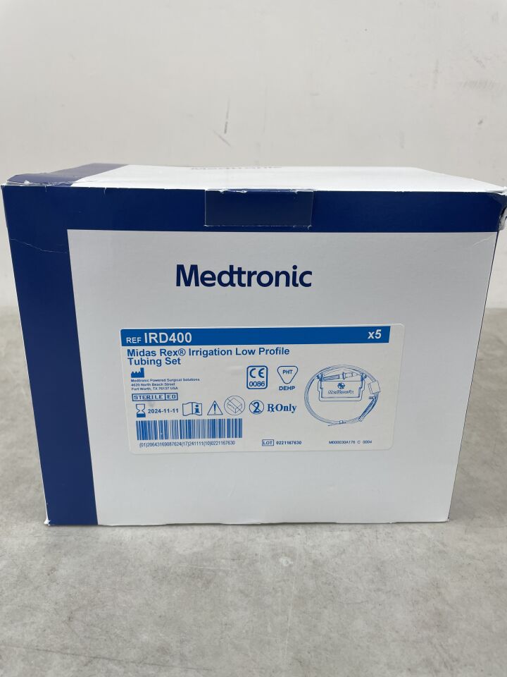 IRD400 - MEDTRONIC - Midas Rex Low-Profile Irrigation Tubing For Midas Rex Legend System, (BX/5) - ( Expiry Date: 2024-11-11 )