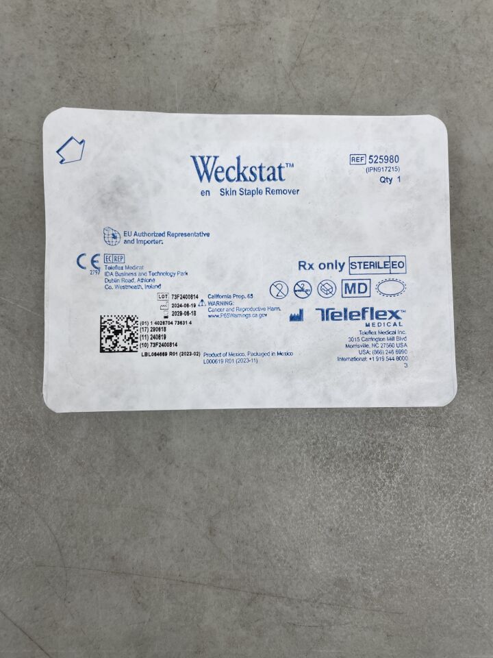 525980 - TELEFLEX - weckstat 釘子取出器/移除器,金屬尖端,()-(有效期至:2029-06-18)