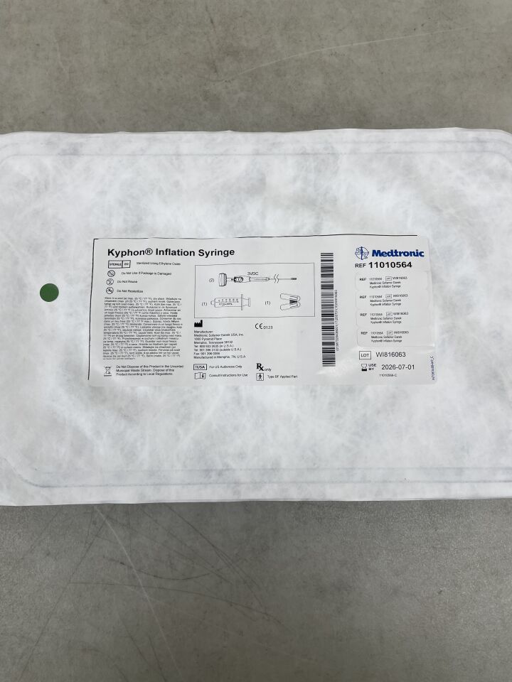 11010564 - MEDTRONIC - kyphon inflation syringe set , ( EA ) - ( Expiry Date : 2026-07-01 )