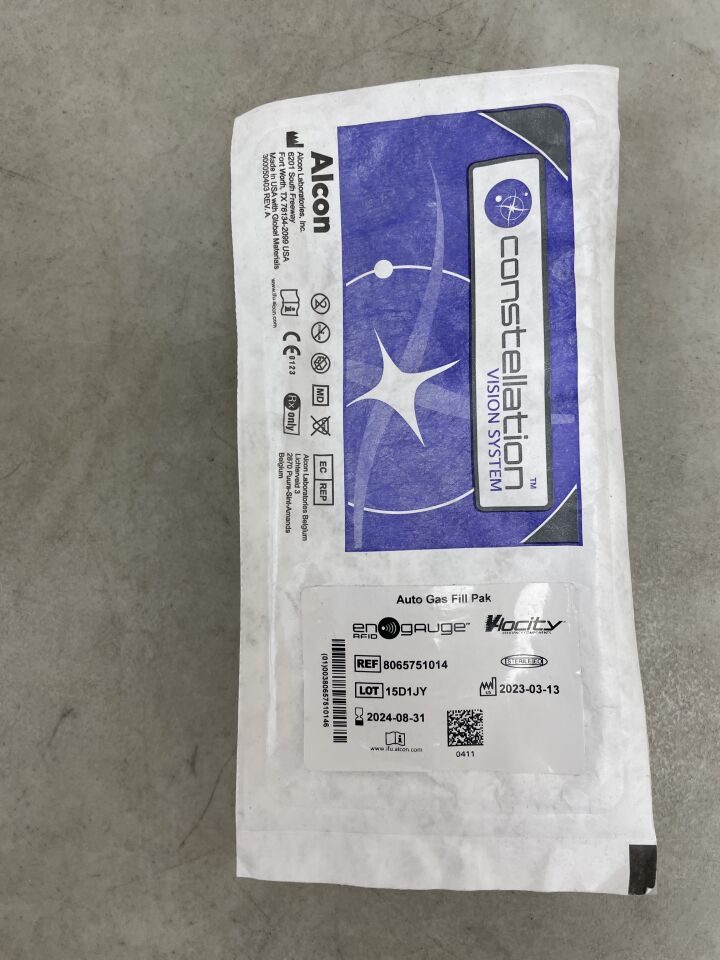 8065751014 - ALCON - Constellation Auto Gas Fill, (EA) - ( Expiry Date: 2024-08-31 )