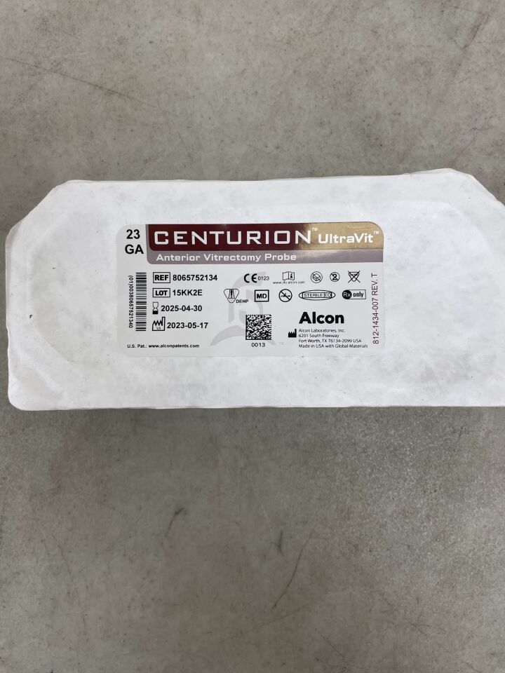 8065752134 - ALCON - Centurion UltraVit 23G Anterior Vitrectomy Probe, (EA) - ( Expiry Date: 2025-04-30 )