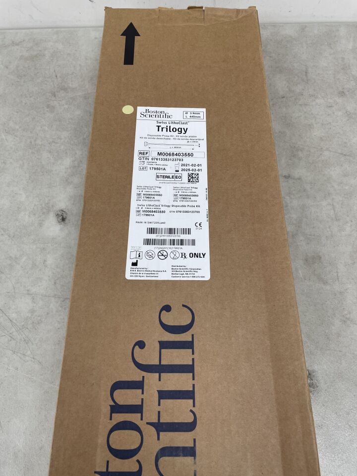 840355 - BOSTON SCIENTIFIC - Swiss LithoClast Trilogy Probe Kit, 3.9 x 440mm, (BX/1) - ( Expiry Date: 2025-02-01 )