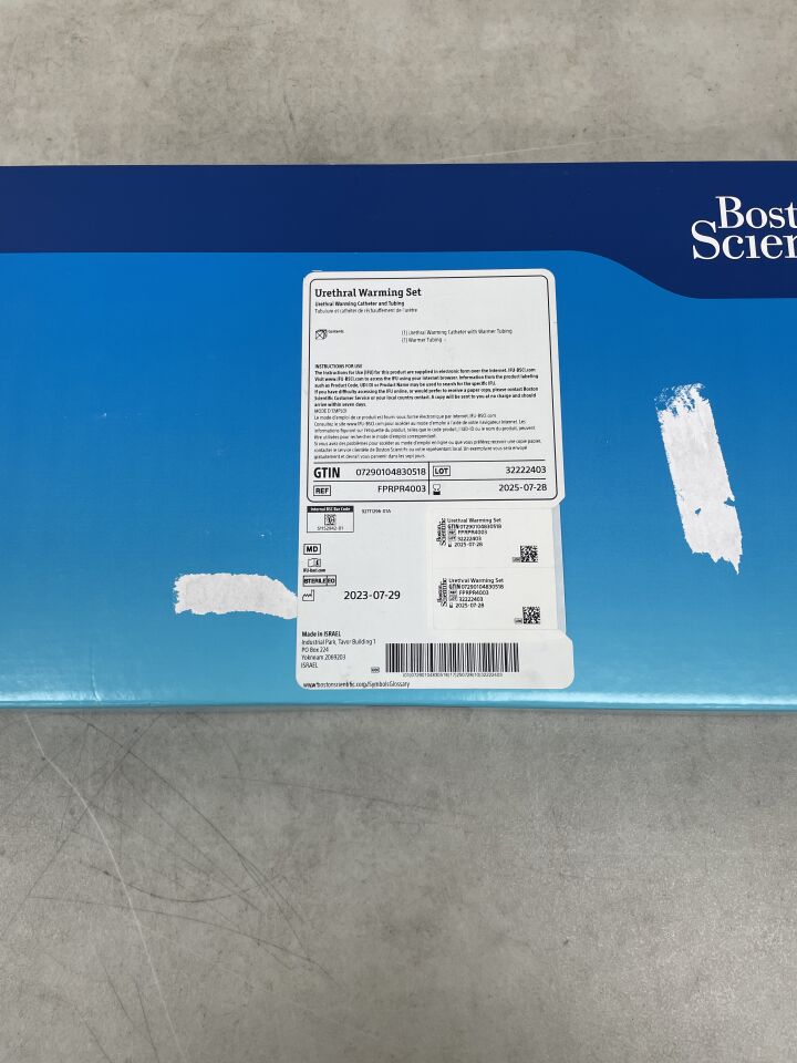 FPRPR4003 - BOSTON SCIENTIFIC - Urethral Warming Set, (BX/1) - ( Expiry Date: 2025-07-28 )