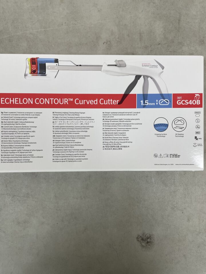 GCS40B - ETHICON - Echelon Contour Curved Cutter 1.5mm, (BX/1) - ( Expiry Date: 2024-10-31 )
