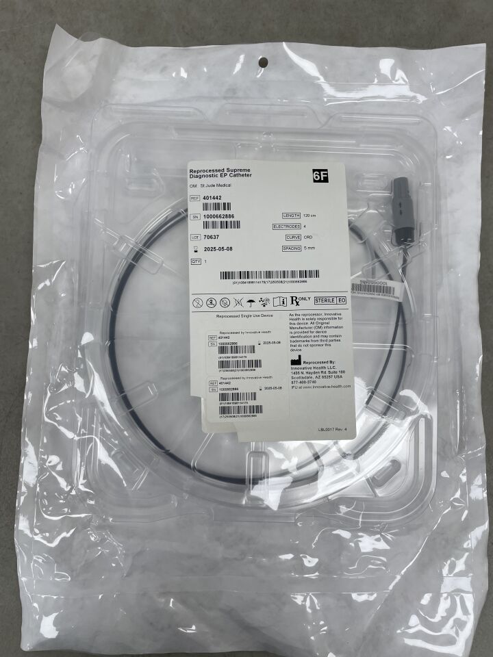 401442REP - INNOVATIVE HEALTH - SJM Supreme Diagnostic EP Catheter, 6F, (EA) - ( Expiry Date: 2025-05-08 )