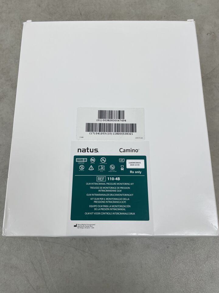 110-4B - NATUS - Camino OLM Intracranial Pressure Monitoring Catheter Kit, (BX/1) - ( Expiry Date: 2024-12-03 )