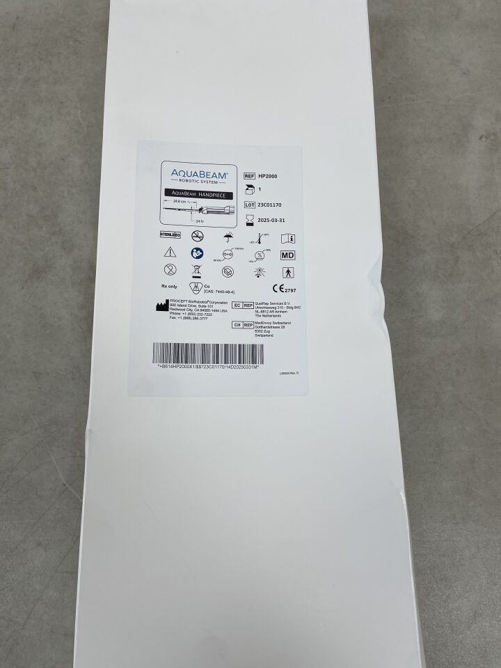 HP2000 - PROCEPT BIOROBOTICS - AquaBeam Robotic System Handpiece, (BX/1) - ( Expiry Date: 2025-03-31 )