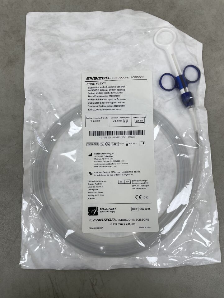 ES26235 - SLATER ENDOSCOPY - Ensizor Endoscopic Scissors 235cm x 2.6mm, (EA) - ( Expiry Date: 2025-04-11 )