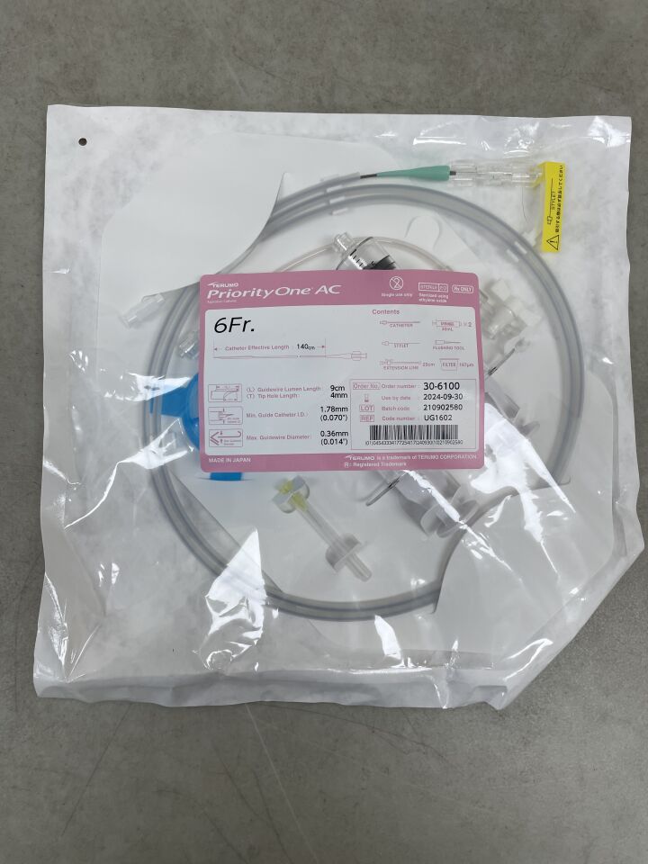 UG1602 - TERUMO - Priorityone Braided Aspiration Catheter, 6 Fr Size, 140 cm Length, (EA) - ( Expiry Date: 2024-09-30 )