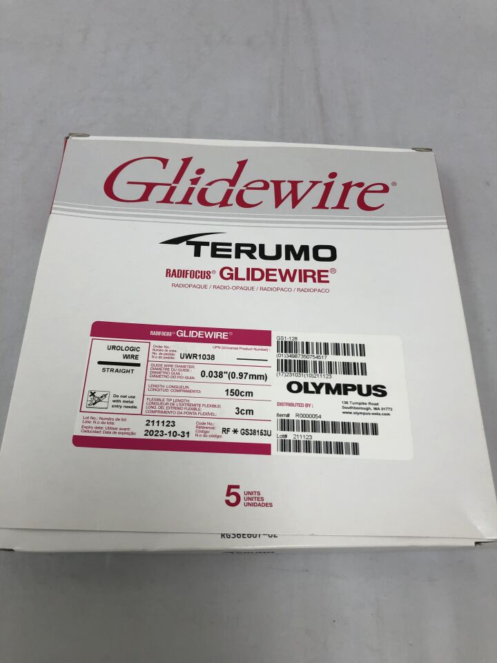 UWR1038 - TERUMO - Urological Glidewire, 0.038" x 150cm, Straight, (BX/5) - ( Expiry Date: 2024-12-31 )