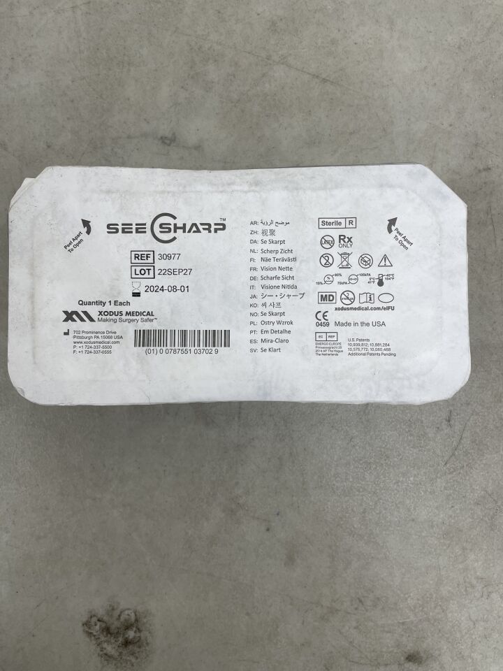 30977 - XODUS MEDICAL - See Sharp, (EA) - ( Expiry Date: 2024-08-01 )