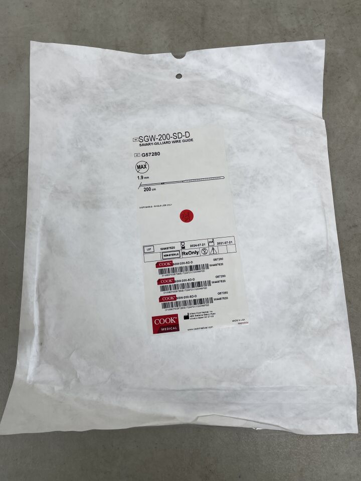G57280 - COOK - Savary-Giliard Stainless Steel Wire Guide, 200 cm Length, (EA) - ( Expiry Date: 2024-07-21 )