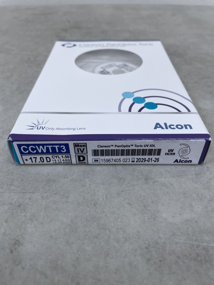 CCWTT3.170 - ALCON - Clareon PanOptix Toric UVA, 17.0D, (BX/1) - ( Expiry Date: 2029-01-26 )