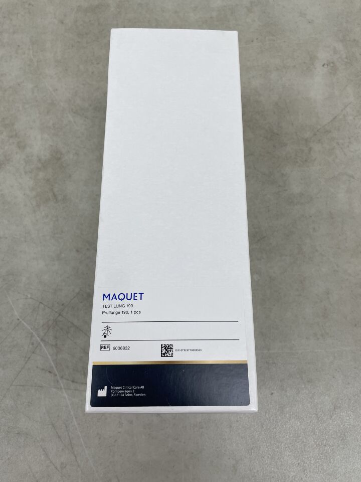 6006832 - MAQUET - TEST LUNG 190 , ( BX/1 ) - ( Expiry Date : 2099-12-31 )
