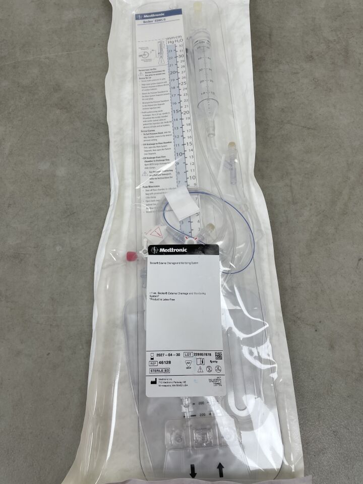 46128 - MEDTRONIC - Becker External Drainage and Monitoring System , ( EA ) - ( Expiry Date : 2027-04-30 )