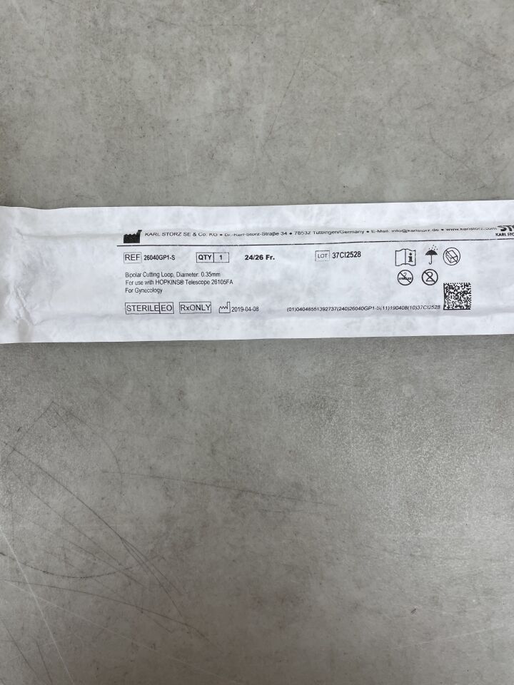 26040GP1-S - STORZ - 24/26F Bipolar Cutting Loop 0.35mm , ( EA ) - ( Expiry Date : 2099-12-31 )