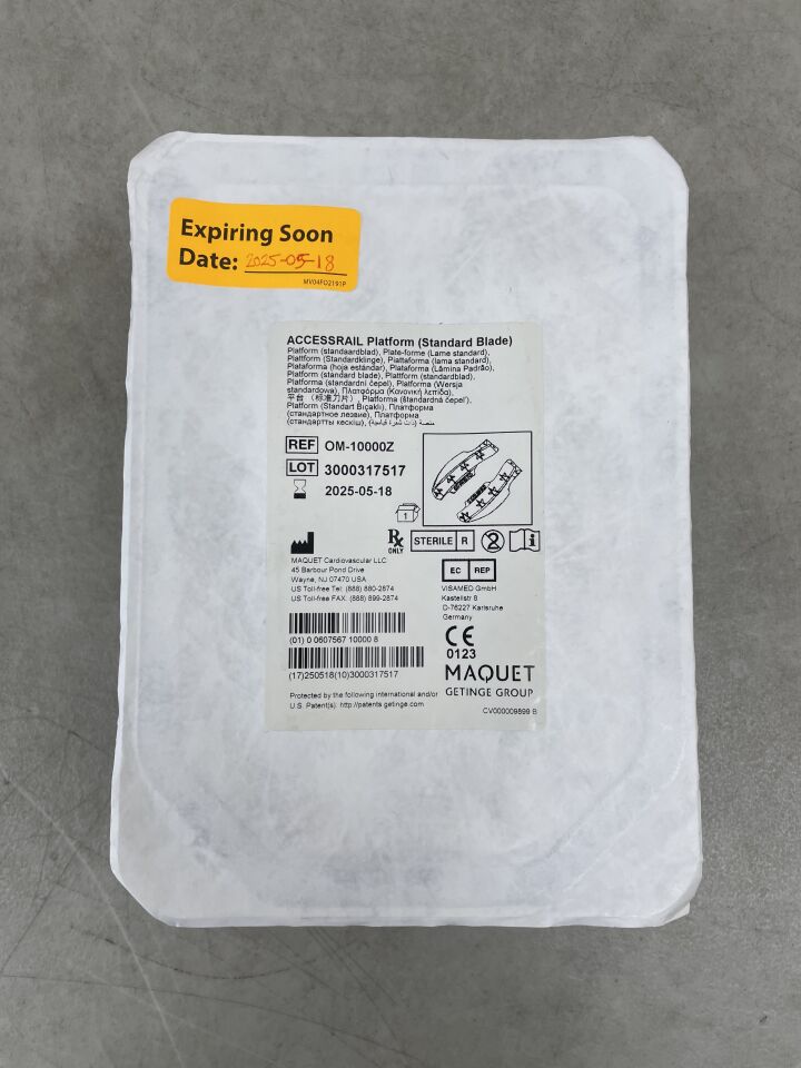 OM-10000Z-AP - MAQUET - AccesRail Platform Standard Blade, 2 Per Pack (Part of Kit), (EA) - ( Expiry Date: 2025-05-18 )